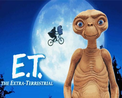 ET The Extra Terrestrial paint by number