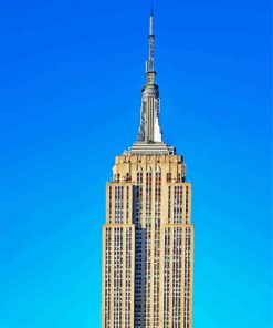 Empire State paint by number