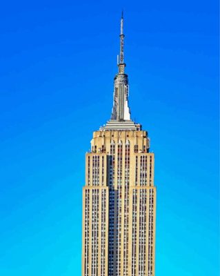 Empire State paint by number