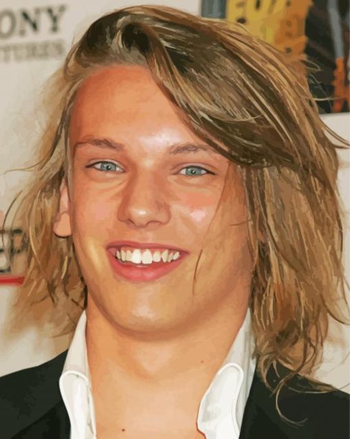 English Actor Jamie Campbell Bower Paint by number