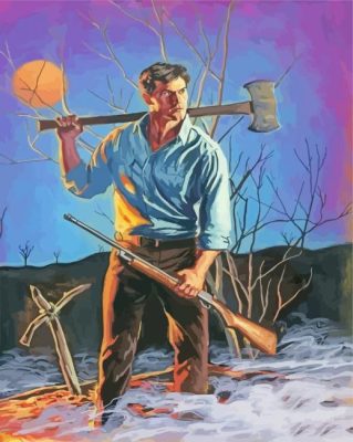 Evil Dead paint by number