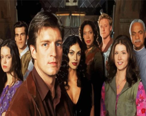 Firefly Tv Characters paint by number