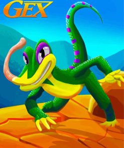 Gex Character Poster paint by number