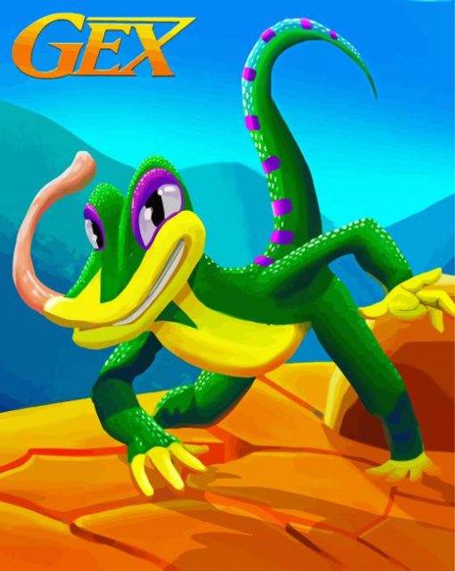 Gex Character Poster paint by number