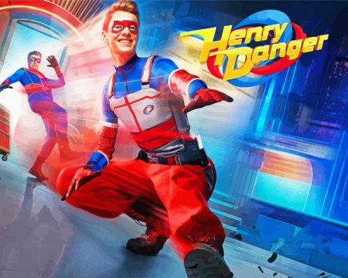 Henry Danger Serie Poster paint by number