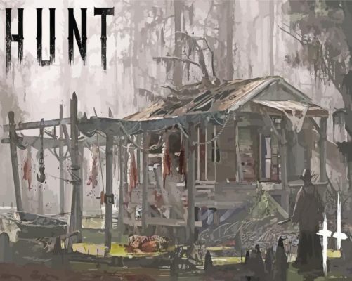 Hunt Showdown Video Game Poster paint by number