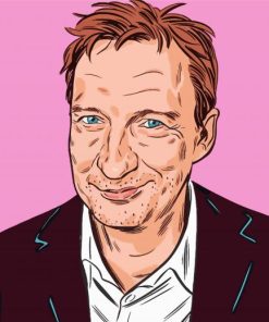 Illustration David Thewlis paint by number
