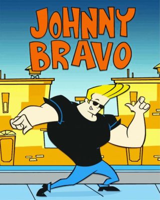 Johnny Bravo paint by number