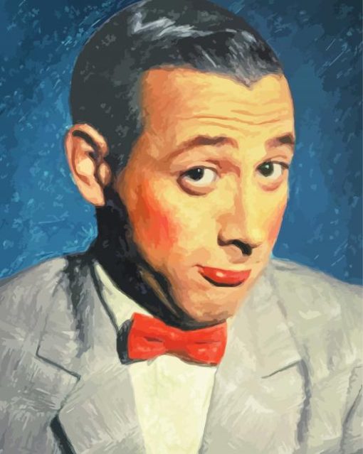 Paul Reubens Art Paint by number