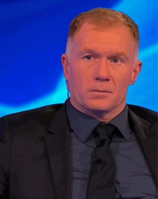 Paul Scholes paint by number