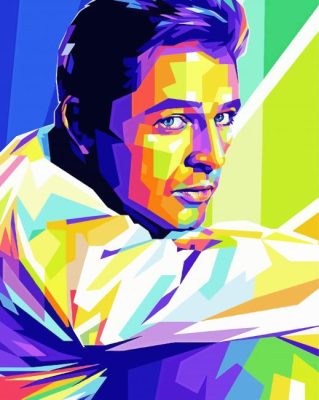 Pop Art Richard Burton paint by number