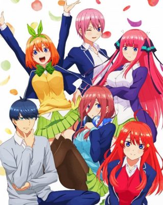 Quintessential Quintuplets Poster paint by number