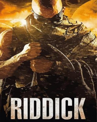 Riddick Poster Paint by number