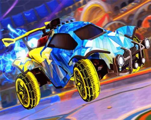 Rocketleague Game paint by number