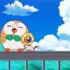 Rowlet Manga Anime paint by number