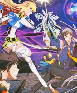Tales Of Xillia Characters Art paint by number