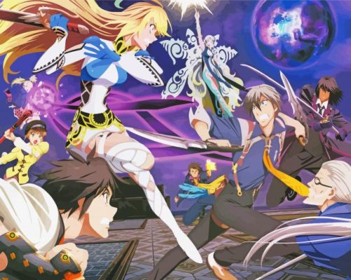 Tales Of Xillia Characters Art paint by number