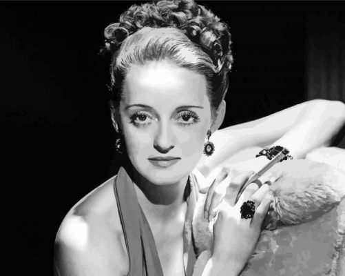 The Beautiful Bette Davis paint by number