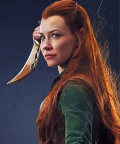 The Hobbit Tauriel paint by number