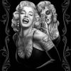 Tattooed Marilyn Monroe paint by number