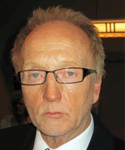 Tobin Bell Wearing Glasses Paint by number
