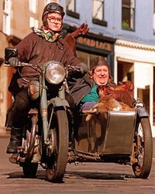 Two Fat Ladies Show paint by number