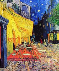 Vincent Van Gogh Cafe Terrace paint by number