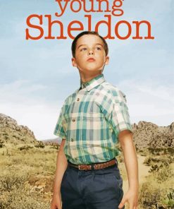 Young Sheldon Poster paint by number