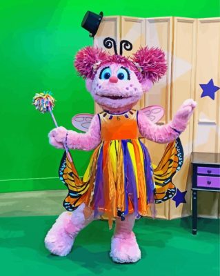 Abby Cadabby paint by number