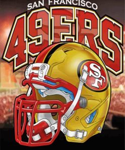 Aesthetic 49Ers Football Team Poster paint by number