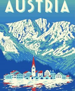 Aesthetic Innsbruck Poster paint by number