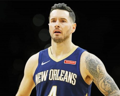 Aesthetic Jj Redick Player paint by number