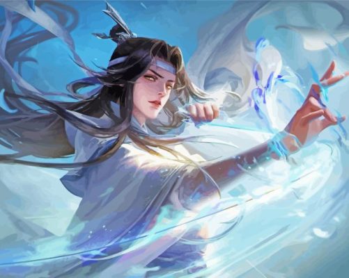 Aesthetic Lan Zhan Art paint by number