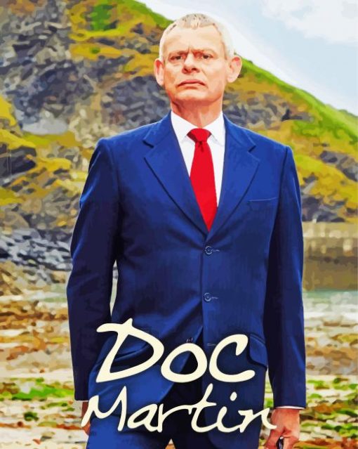 Doc Martin Poster paint by number