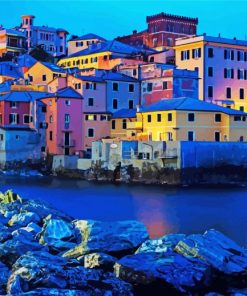 Genoa Boccadasse paint by number