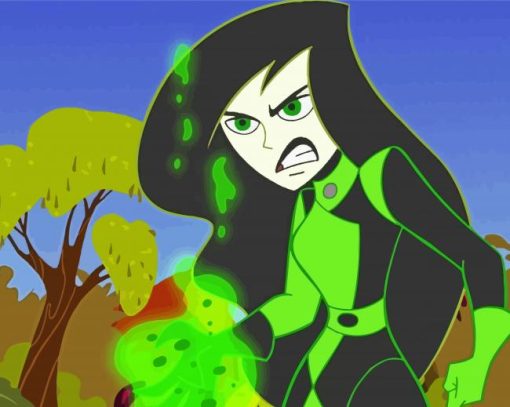 Mad Shego Kim Possible Paint by number