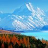 Mount Cook Christchurch New Zealand Paint by number