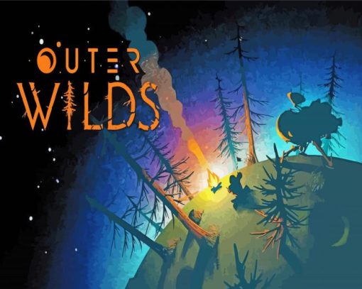 Outer Wilds Game Poster paint by number