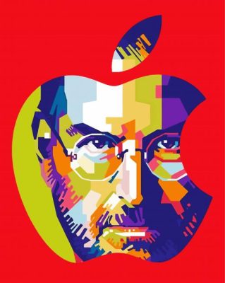 Steve Jobs Illustration paint by number