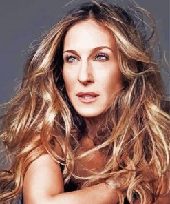 The American Actress Sarah Jessica Parker paint by number