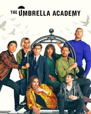 The Umbrella Academy Serie Poster paint by number