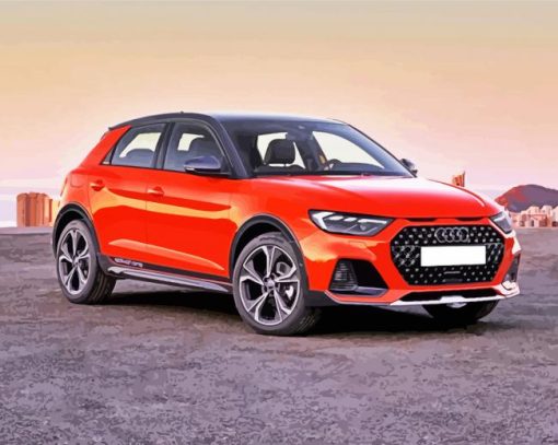 Audi A1 paint by number