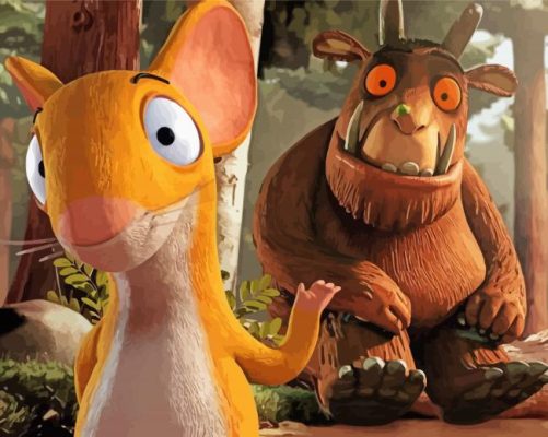 Gruffalo Animated Movie paint by number