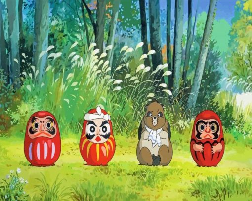 Pom Poko paint by number