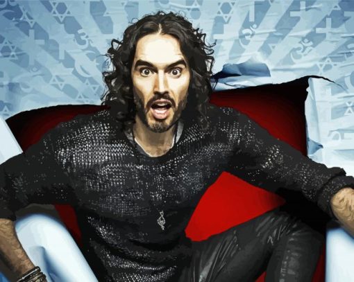 Russell Brand paint by number