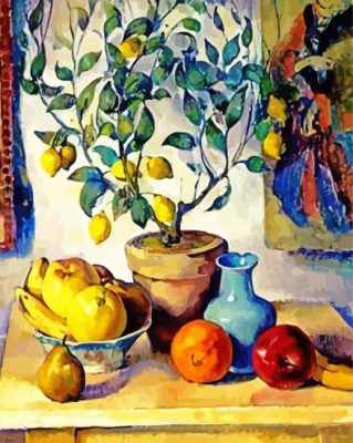 Still Life Lemon Tree paint by number