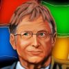 Aesthetic Bill Gates Art Paint by number