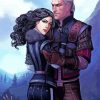 Aesthetic Yennefer And Geralt Paint by number