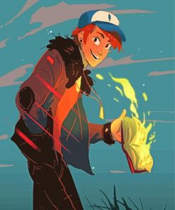 Aesthetic Dipper Pines Gravity Falls Paint by number