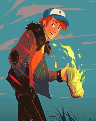 Aesthetic Dipper Pines Gravity Falls Paint by number